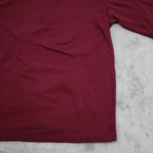 ASU Sweater Womens M Red MV Sport Chest Zip High Neck Front Pocket Sun Devils - Picture 16 of 16